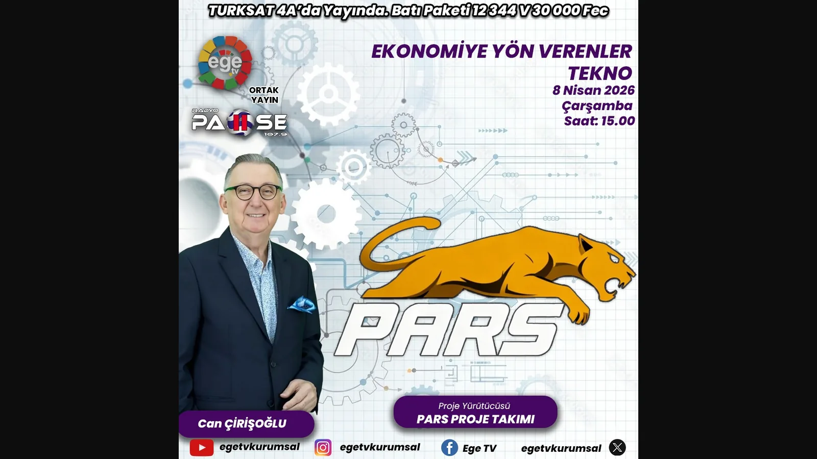Ege TV “Ekonomiye Yön Verenler Tekno” Programına Konuk Olduk